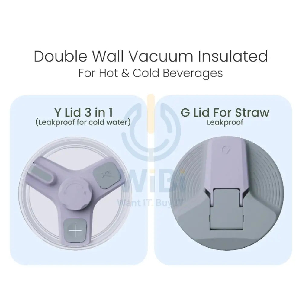 BRAVE Temp Guard Vacuum Insulated Travel Mug - 1200ml / Purple Accessories > Outdoor & Travel