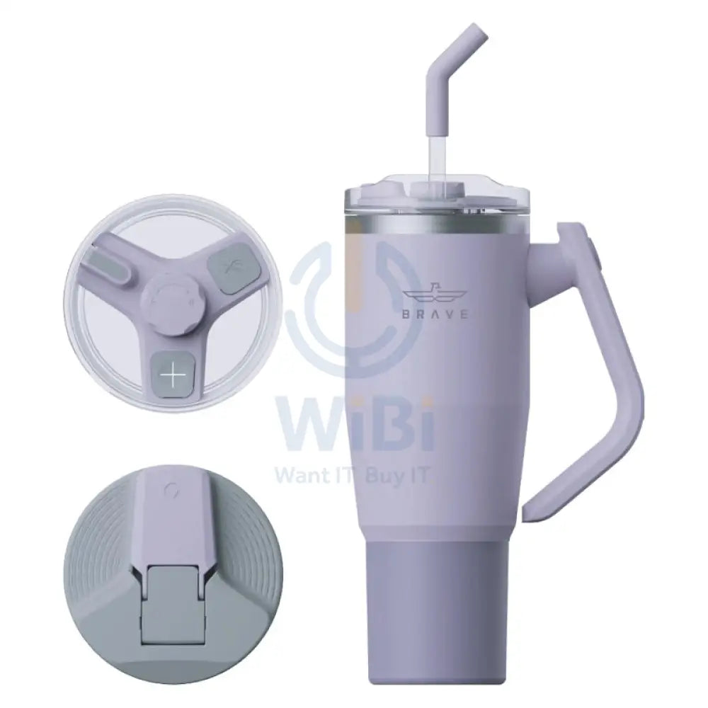 BRAVE Temp Guard Vacuum Insulated Travel Mug - 1200ml / Purple Accessories > Outdoor & Travel