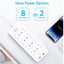 Anker 342 USB Power Strip 8 in 1 - White