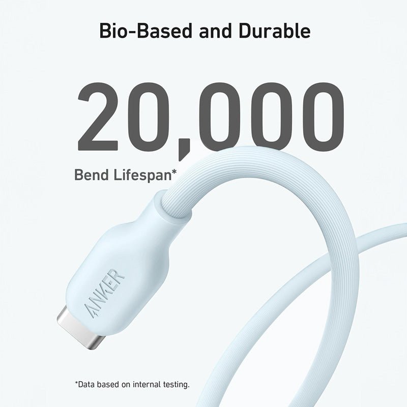 Anker 542 USB-C to Lightning Cable (Bio-Based) - 1.8m / White