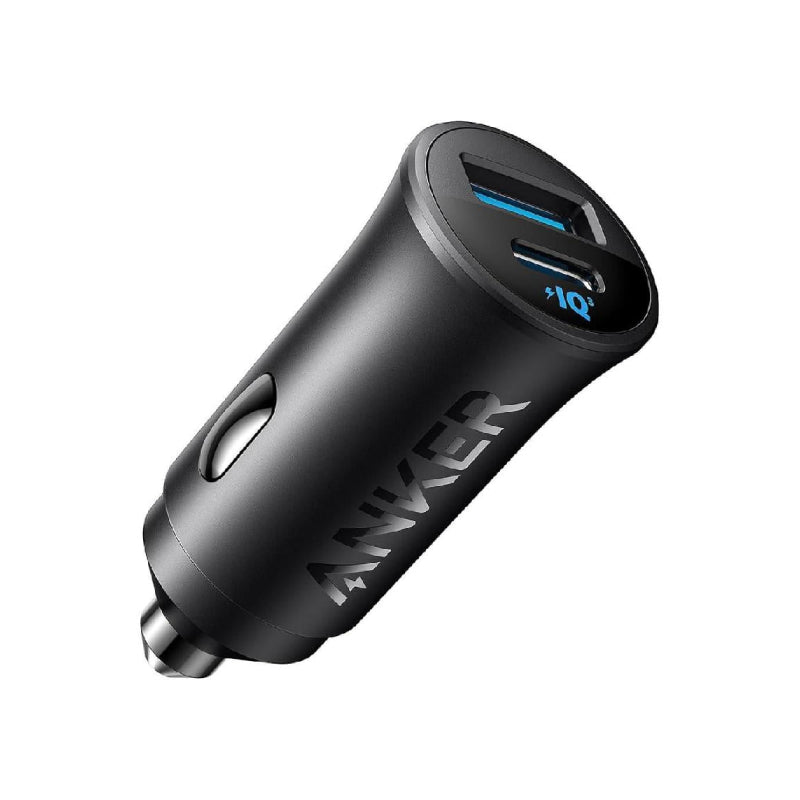 Anker PowerDrive Car Charger - 30W / USB-C / USB-A / Black