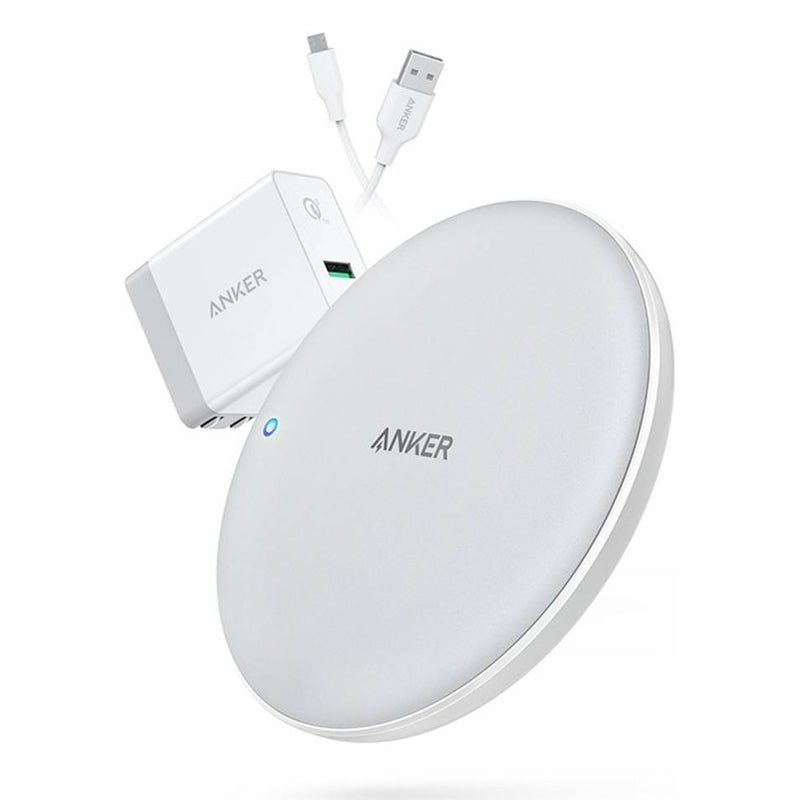 Anker PowerWave 7.5W Wireless Charging Pad - White