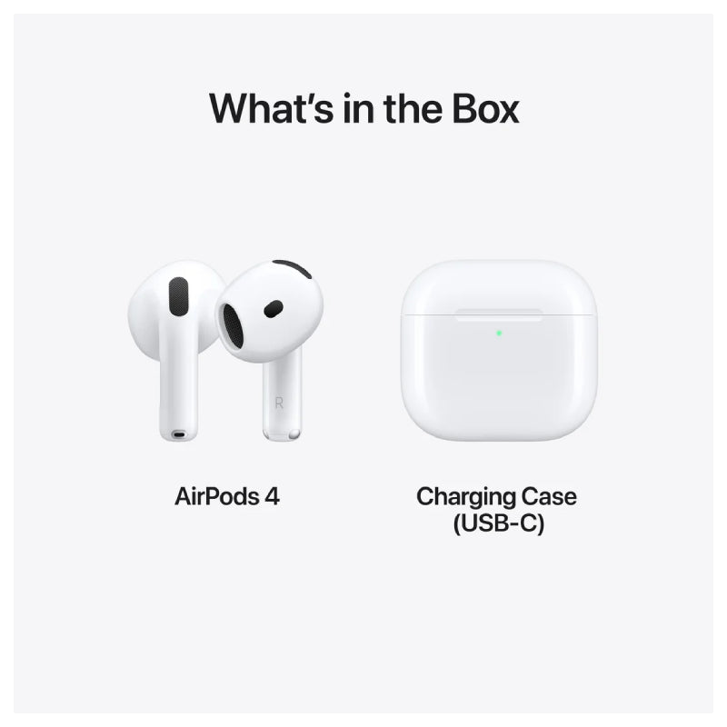 Apple AirPods 4 Earbuds - USB-C / Bluetooth 5.3 / White