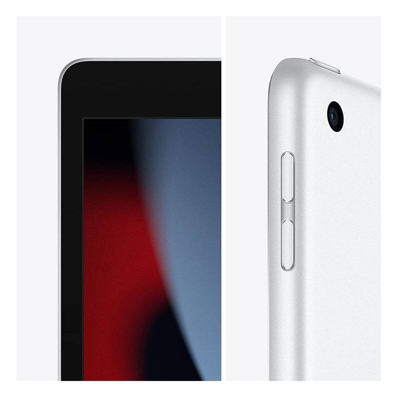 ابل ايباد ( الجيل التاسع) - رقاقة A13 بيونيك / 64 جيجابايت / 10.2 بوصة ريتينا / واي-فاي / ضمان سنة / فضي