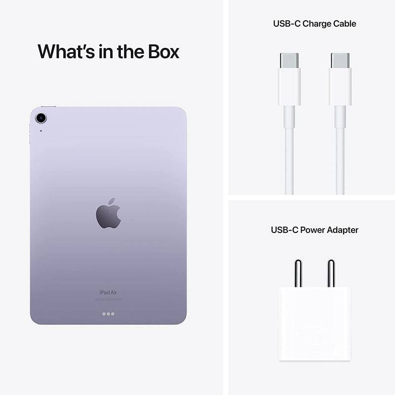 Apple iPad Air (5th Gen) - M1 Chip / 64GB / 10.9" Liquid Retina / Wi-Fi / 1YW / Purple - Tablet