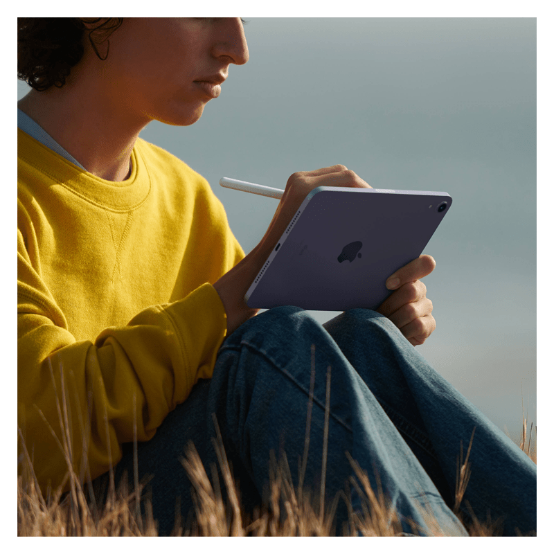 ابل ايباد ميني ( الجيل السادس) - شريحة A15 بيونيك / 256 جيجابايت / 8.3 بوصة ريتينا / واي-فاي / خلوي / ضمان سنة / رمادي فلكي