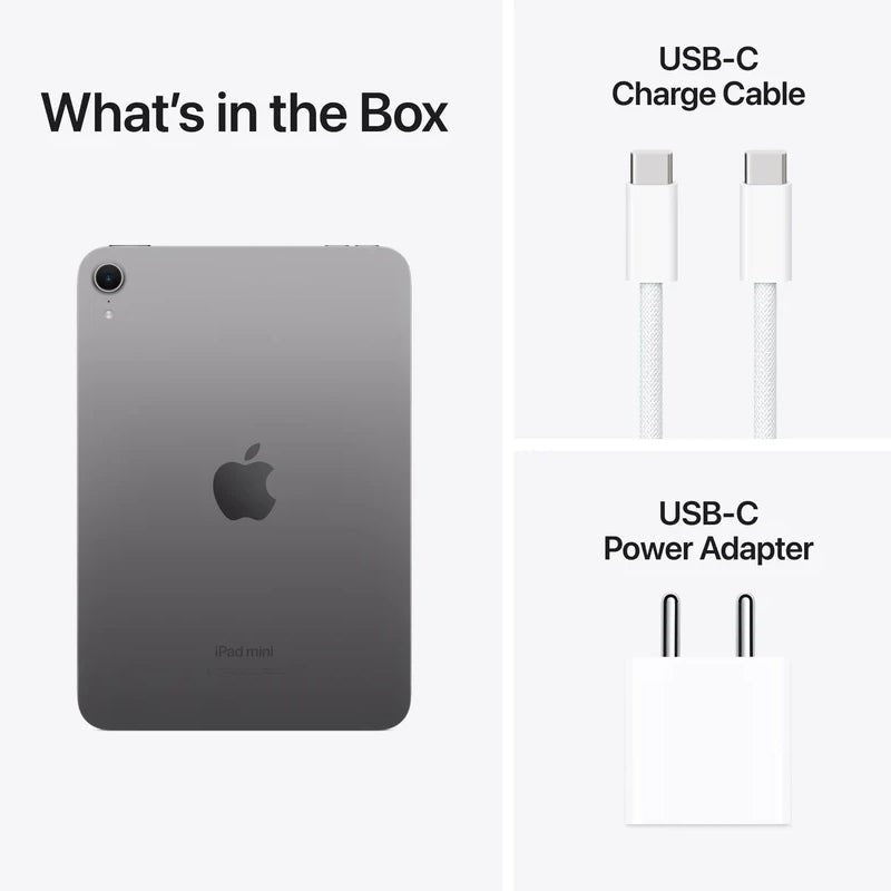 ابل ايباد ميني A17 برو (2024) / 8.3 بوصة / 256 جيجابايت / واي فاي / رمادي هواتف  رمادي  تابلت  تابلت