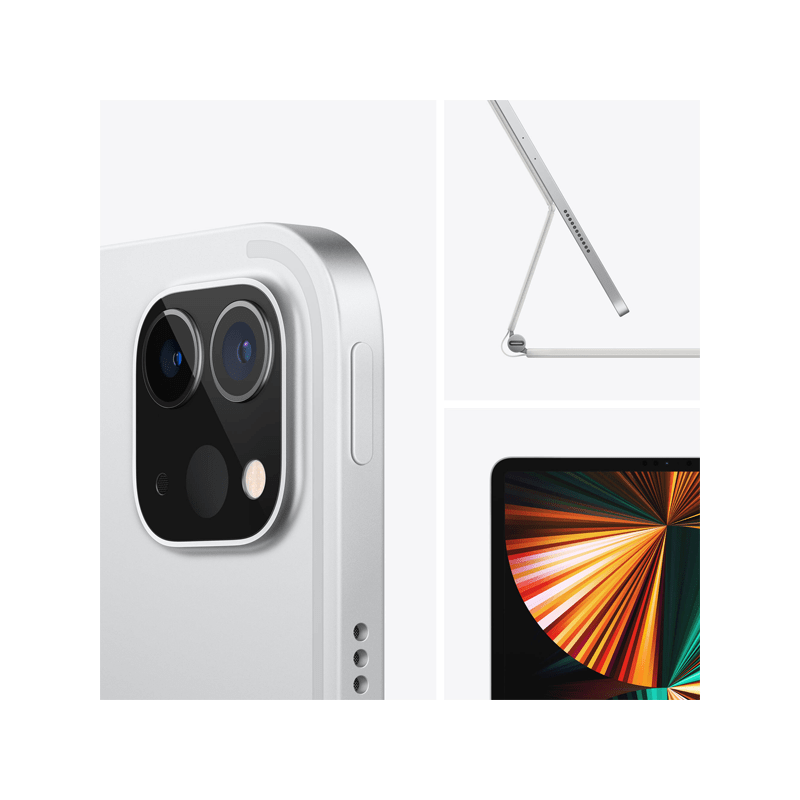 Apple iPad Pro (2021) - M1 Chip 8-Core CPU / 256GB / 11" Retina Display / Wi-Fi / Cellular / 1YW / Silver - Tablet