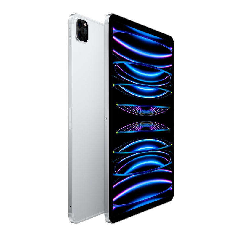 ابل آيباد برو (2022) - شريحة M2 8-نوى وحده المعالجه المركزيه/ 128 جيجابايت / شاشة 11 بوصة ريتينا / واي-فاي / ضمان سنة /فضي - تابلت