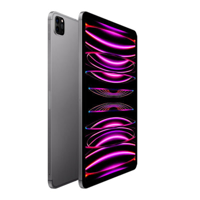 Apple iPad Pro (2022) - M2 Chip 8-Core CPU / 128GB / 11" Retina Display / Wi-Fi / Cellular / 1YW / Space Grey - Tablet