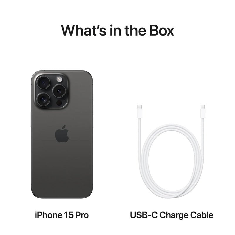 Apple iPhone 15 Pro - 256GB / Black Titanium / 5G / 6.1’’ / Middle East Version Mobiles & Tablets > Mobiles