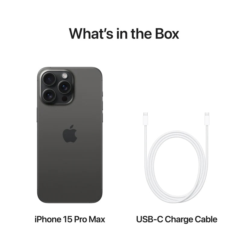 Apple iPhone 15 Pro Max - 1TB / Black Titanium / 5G / 6.7’’ / Middle East Version Mobiles & Tablets > Mobiles