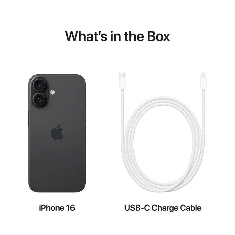 Apple iPhone 16 - 128GB / Black / 5G / 6.1’’ Mobiles & Tablets > Mobiles