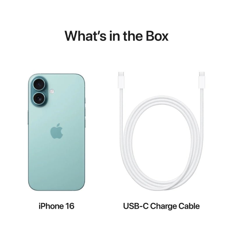Apple iPhone 16 - 128GB / Teal / 5G / 6.1’’ Mobiles & Tablets > Mobiles