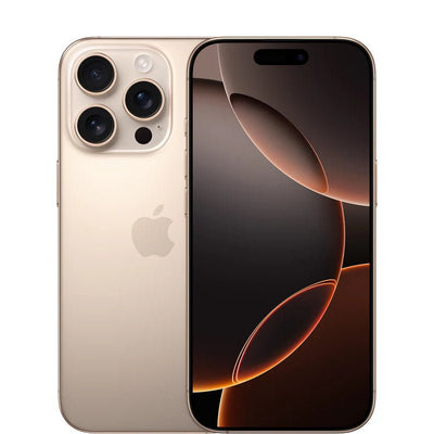 Apple iPhone 16 Pro - 256GB / Desert Titanium / 5G / 6.3’’ / Dual Physical Sim Mobiles & Tablets > Mobiles