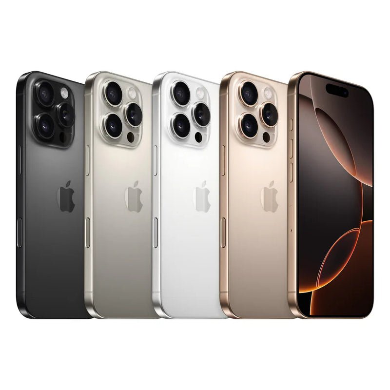 ابل ايفون 16 برو ماكس - 256 جيجابايت / تيتانيوم طبيعي / 5جي / 6.9 بوصة / مزدوج سيم فيزيائي سيم تابلت  هواتف  تابلت > هواتف