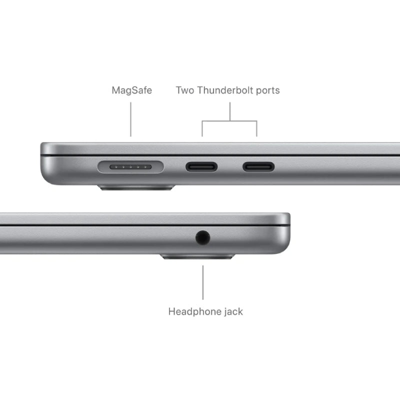 Apple MacBook Air - 13.6" / M3 / 8-Core CPU / 10-Core GPU / 16GB RAM / 512GB SSD / Arb/Eng / Space Grey / 1YW - MXCR3AB/A