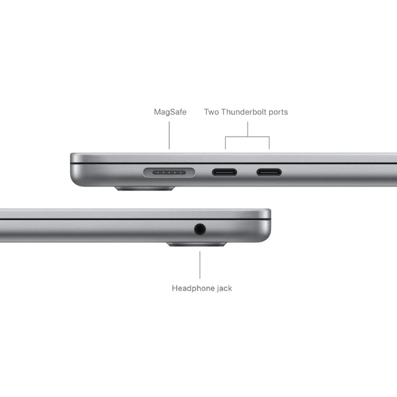 Apple MacBook Air - 15.3" / M3 / 8-Core CPU / 10-Core GPU / 8GB RAM / 256GB SSD / Arb/Eng / Space Grey / 1YW