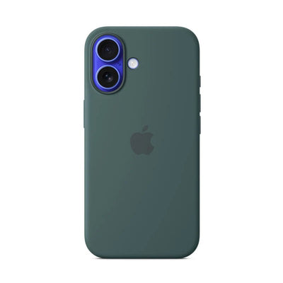 Apple Silicone Case with MagSafe - Apple iPhone 16 / Lake Green Accessories > Mobiles & Tablets > Mobiles > Covers &