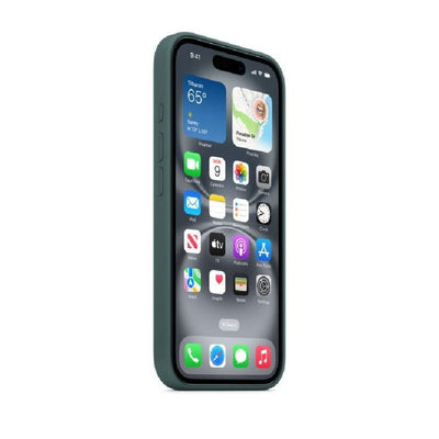 Apple Silicone Case with MagSafe - Apple iPhone 16 Pro Max / Lake Green Accessories > Mobiles & Tablets > Mobiles >