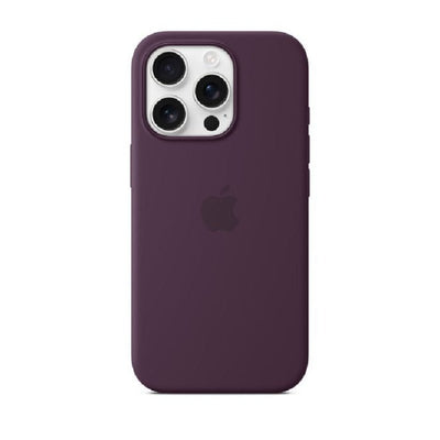 Apple Silicone Case with MagSafe - Apple iPhone 16 Pro / Plum Accessories > Mobiles & Tablets > Mobiles > Covers & Cases