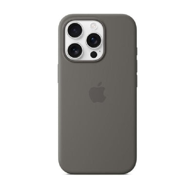 Apple Silicone Case with MagSafe - Apple iPhone 16 Pro / Stone Gray Accessories > Mobiles & Tablets > Mobiles > Covers