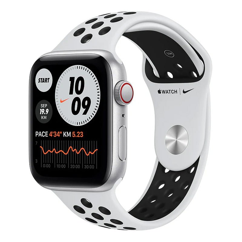 Apple Watch Nike SE with Sport Band - LTPO OLED / 44mm / Bluetooth / Wi-Fi / Black Nike