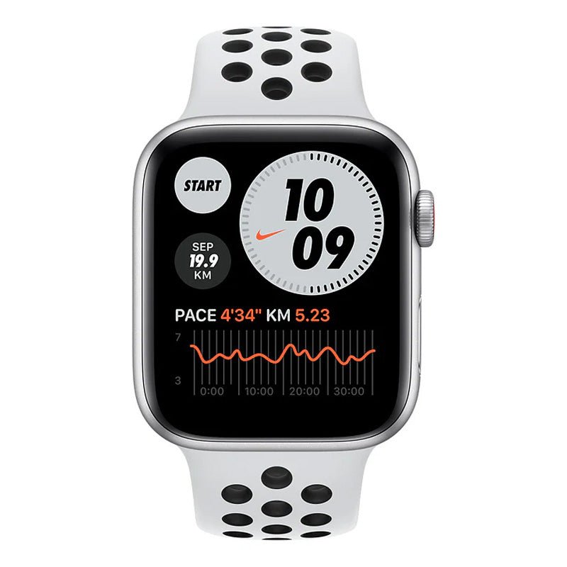 Apple Watch Nike SE with Sport Band - LTPO OLED / 44mm / Bluetooth / Wi-Fi / Black Nike