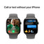 ابل ساعة الإصدار 10 مع الرياضة باند - LTPO OLED / 64 جيجابايت / 42 مم / متوسط/ كبير / بلوتوث / واي-فاي / خلوي / حجر
