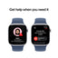 Apple Watch Series 10 with Sport Band - LTPO OLED / 64GB / 42mm / Small/Medium / Bluetooth / Wi-Fi / Cellular / Denim