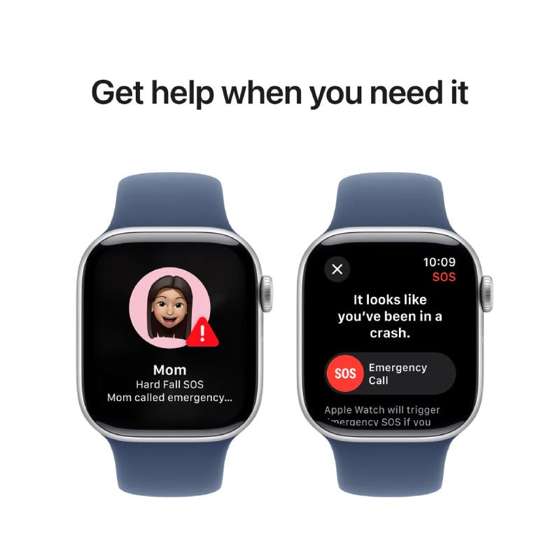 Apple Watch Series 10 with Sport Band - LTPO OLED / 64GB / 42mm / Small/Medium / Bluetooth / Wi-Fi / Cellular / Denim