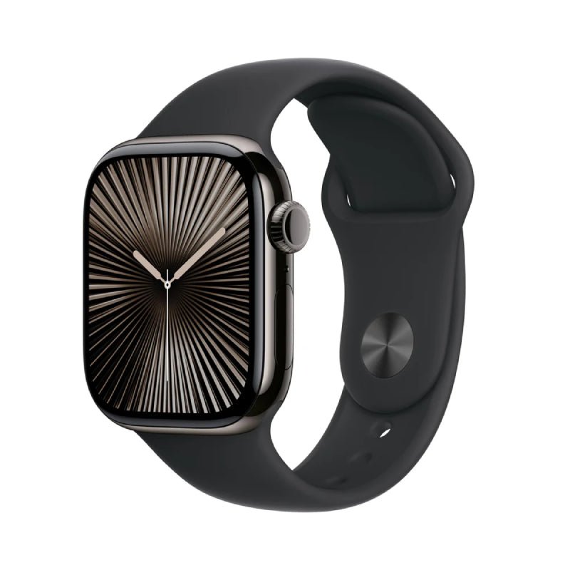 Apple Watch Series 10 with Sport Band - LTPO OLED / 64GB / 42mm / Small/Medium / Bluetooth / Wi-Fi / Cellular / Slate