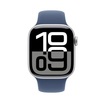 Apple Watch Series 10 with Sport Band - LTPO OLED / 64GB / 46mm / Medium/Large / Bluetooth / Wi-Fi / Denim Smart Watches
