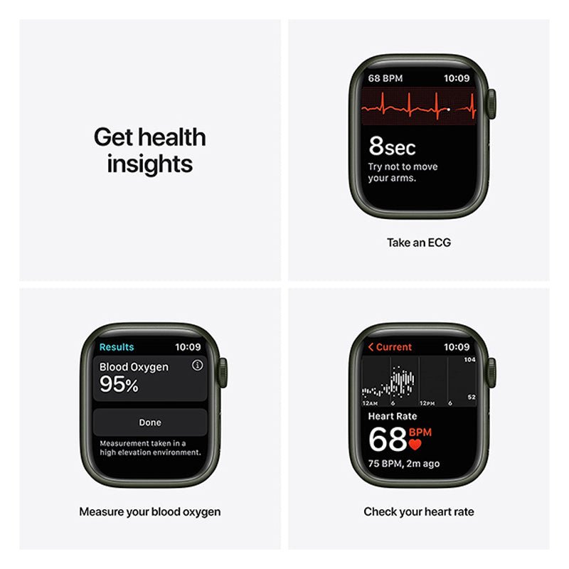 Apple Watch Series 7 - OLED / 32GB / 41mm / Bluetooth / Wi-Fi / Green