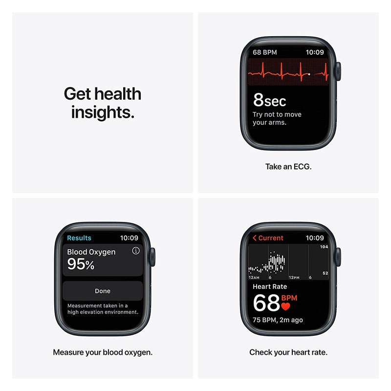 Apple Watch Series 7 - OLED / 32GB / 41mm / Bluetooth / Wi-Fi / Midnight