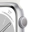 Apple Watch Series 8 - OLED / 32GB / 41mm / Bluetooth / Wi-Fi / Silver Smart Watches