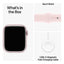 Apple Watch Series 9 with Sport Band - LTPO OLED / 64GB / 41mm / Small / Bluetooth / Wi-Fi / Light Pink