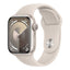 Apple Watch Series 9 with Sport Band - LTPO OLED / 64GB / 45mm / Medium/Large / Bluetooth / Wi-Fi / Starlight