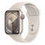Apple Watch Series 9 with Sport Band - LTPO OLED / 64GB / 45mm / Small/Large / Bluetooth / Wi-Fi / Starlight Smart