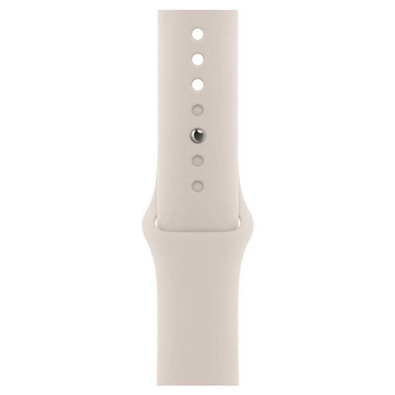 Apple Watch Series 9 with Sport Band - LTPO OLED / 64GB / 45mm / Small/Large / Bluetooth / Wi-Fi / Starlight Smart