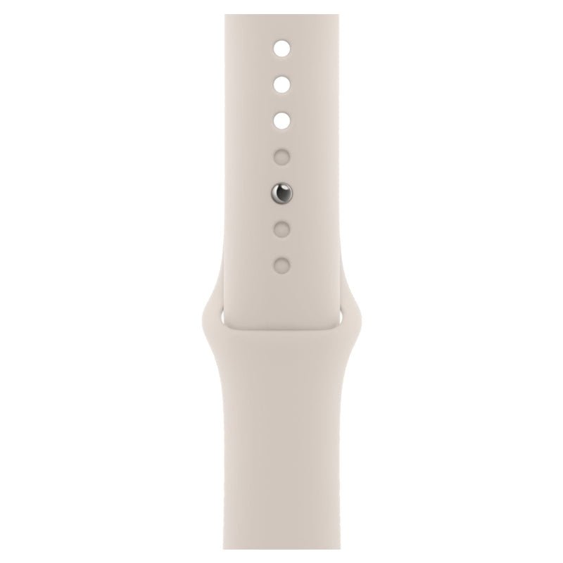 Apple Watch Series 9 with Sport Band - LTPO OLED / 45mm / Bluetooth / Wi-Fi / Cellular / Starlight Smart Watches