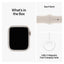 Apple Watch Series 9 with Sport Band - LTPO OLED / 45mm / Bluetooth / Wi-Fi / Cellular / Starlight Smart Watches