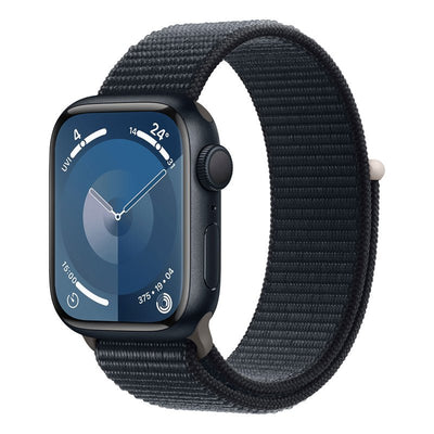 Apple Watch Series 9 with Sport Loop - LTPO OLED / 64GB / 41mm / Bluetooth / Wi-Fi / Midnight Smart Watches