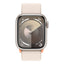 Apple Watch Series 9 with Sport Loop - LTPO OLED / 64GB / 45mm / Bluetooth / Wi-Fi / Cellular / Starlight Smart Watches