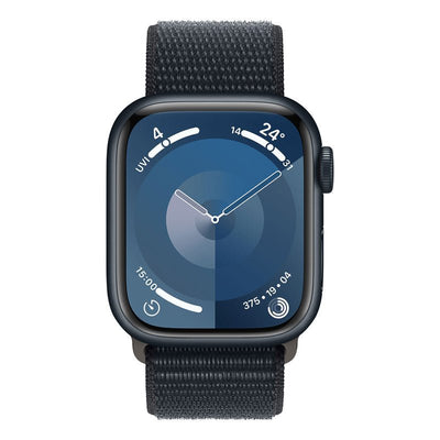 Apple Watch Series 9 with Sport Loop - LTPO OLED / 64GB / 45mm / Bluetooth / Wi-Fi / Midnight Smart Watches