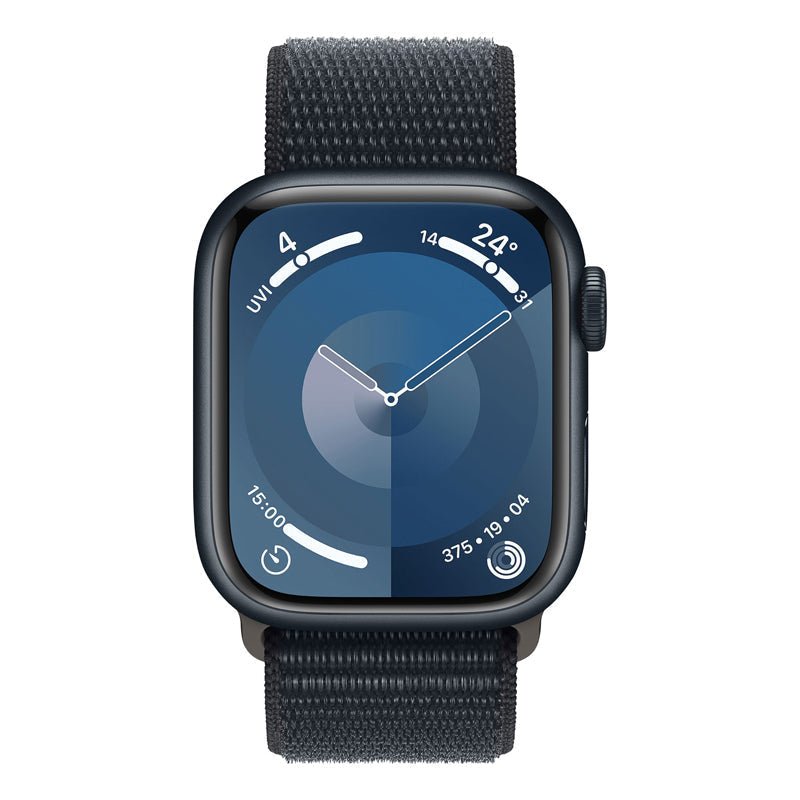 Apple Watch Series 9 with Sport Loop - LTPO OLED / 45mm / Wi-Fi / Cellular / Midnight Smart Watches