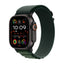 Apple Watch Ultra 2 (2024) - LTPO OLED / 64GB / 49mm / Large / Bluetooth / Wi-Fi / Cellular / Titanium Dark Green Alpine Loop