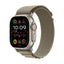 Apple Watch Ultra 2 - LTPO OLED / 64GB / 49mm / Bluetooth / Wi-Fi / Cellular / Large / Titanium Olive Alpine Loop Smart