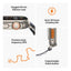 Apple Watch Ultra 2 - LTPO OLED / 64GB / 49mm / Bluetooth / Wi-Fi / Cellular / Titanium Orange Ocean Band Smart Watches