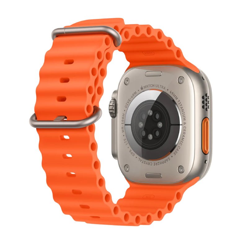 Apple Watch Ultra 2 - LTPO OLED / 64GB / 49mm / Bluetooth / Wi-Fi / Cellular / Titanium Orange Ocean Band Smart Watches